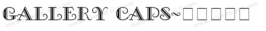 Gallery Caps字体转换